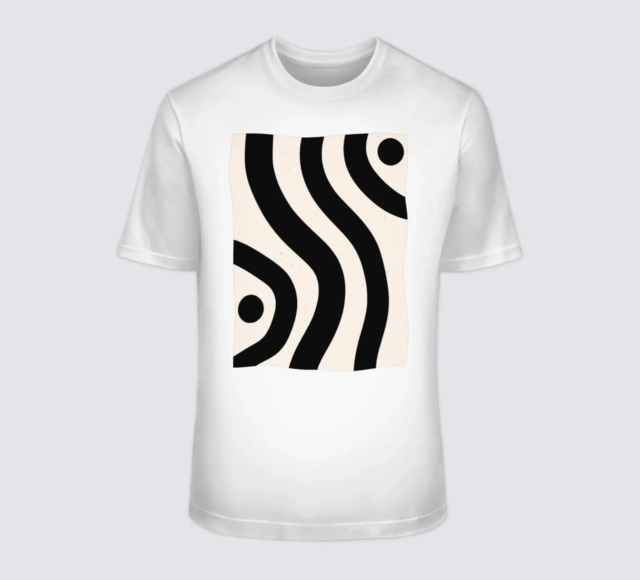 Boho Wave Kunstontwerp - Abstract & Tijdloos t-shirt van Whole©