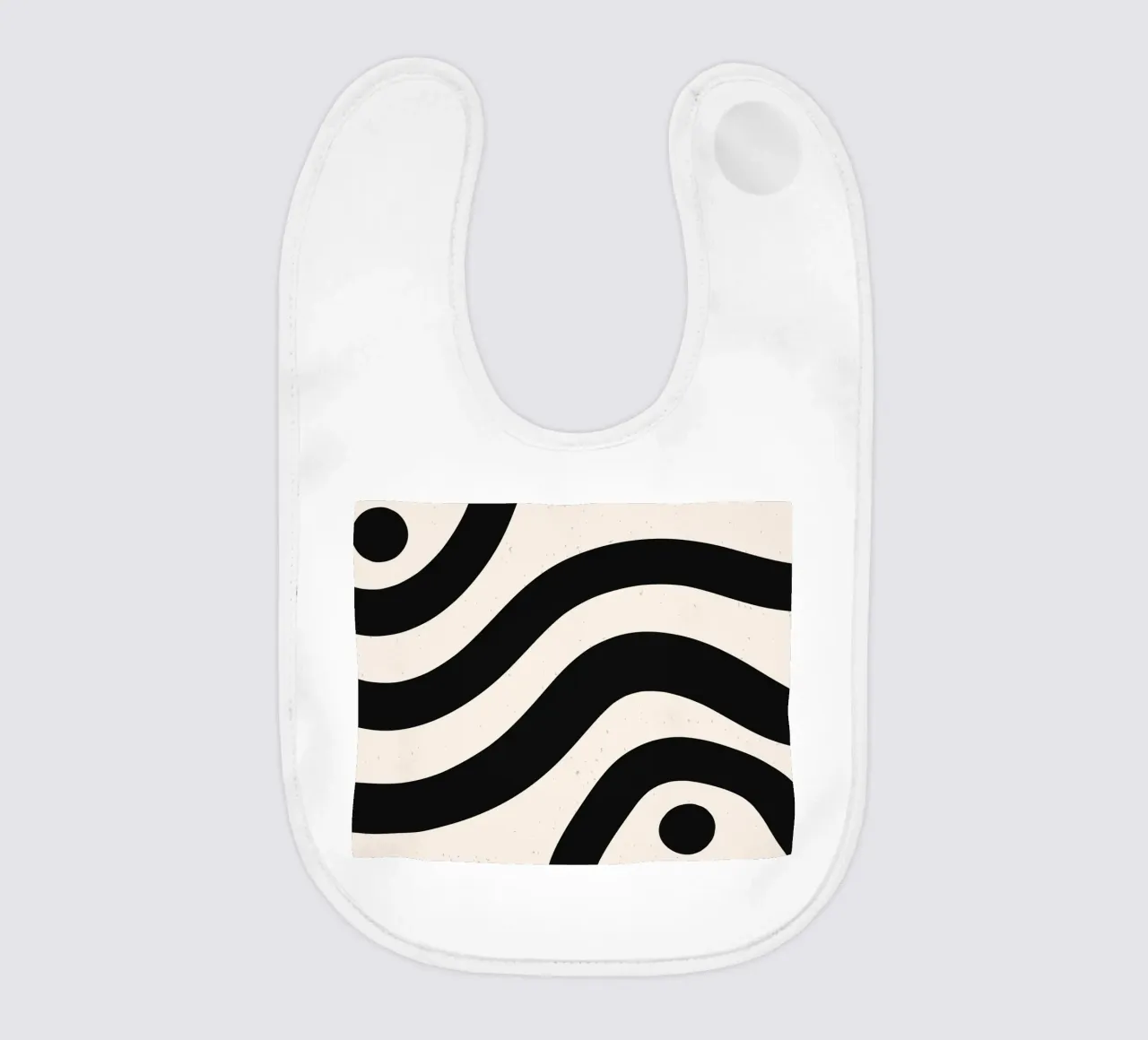 Boho Wave Art Design - Astratto e senza tempo bavaglino da Whole©