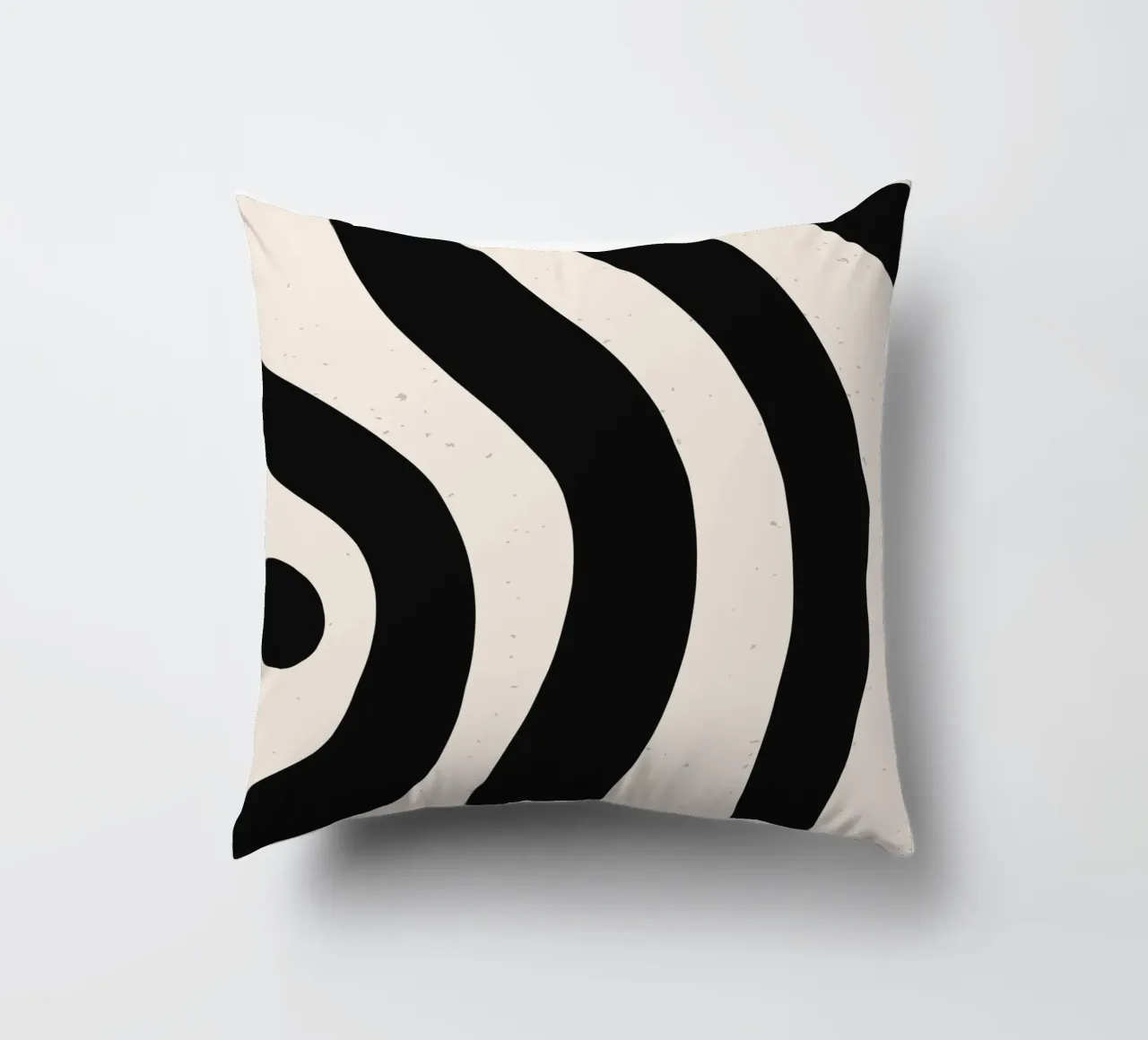 Boho Wave Kunstontwerp - Abstract & Tijdloos kussen van Whole©