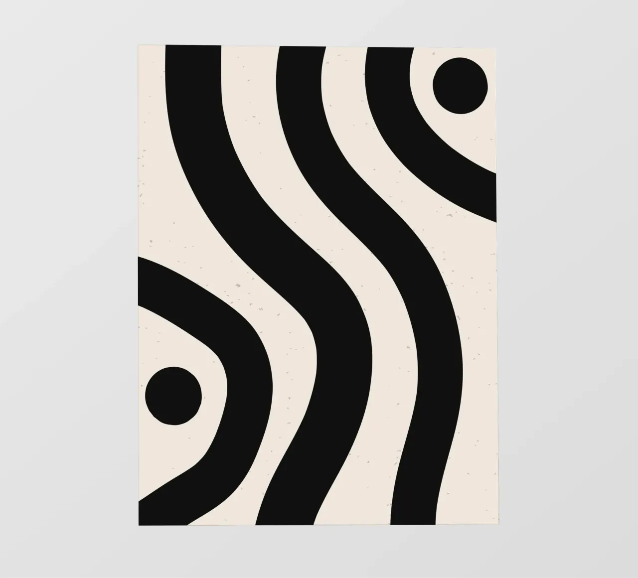 Boho Wave Kunstontwerp - Abstract & Tijdloos backlit folie van Whole©