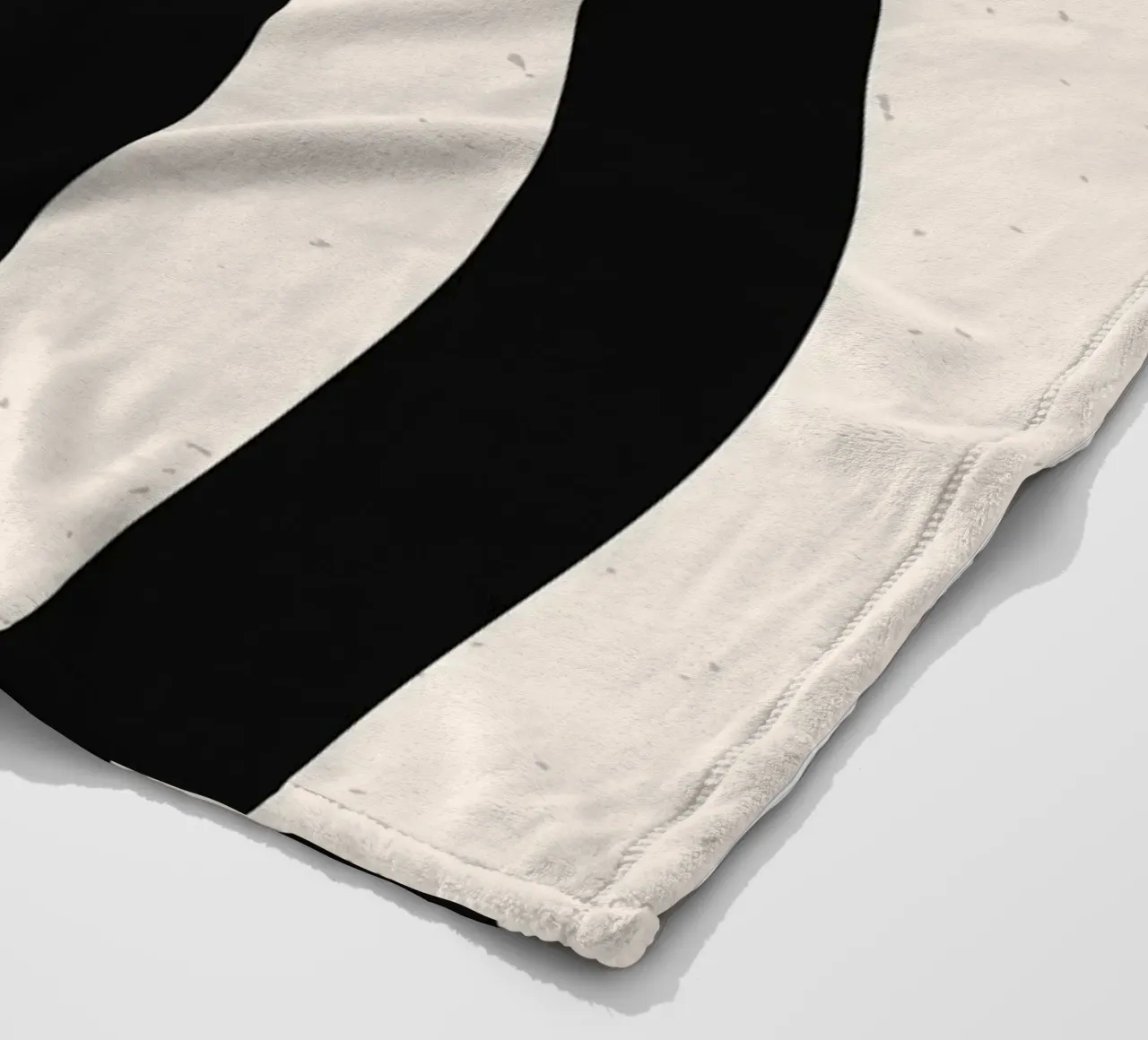 Boho Wave Kunstontwerp - Abstract & Tijdloos fleecedeken van Whole©