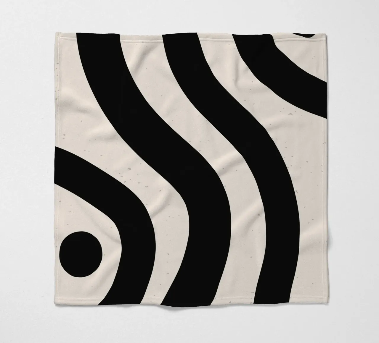 Boho Wave Kunstontwerp - Abstract & Tijdloos fleecedeken van Whole©