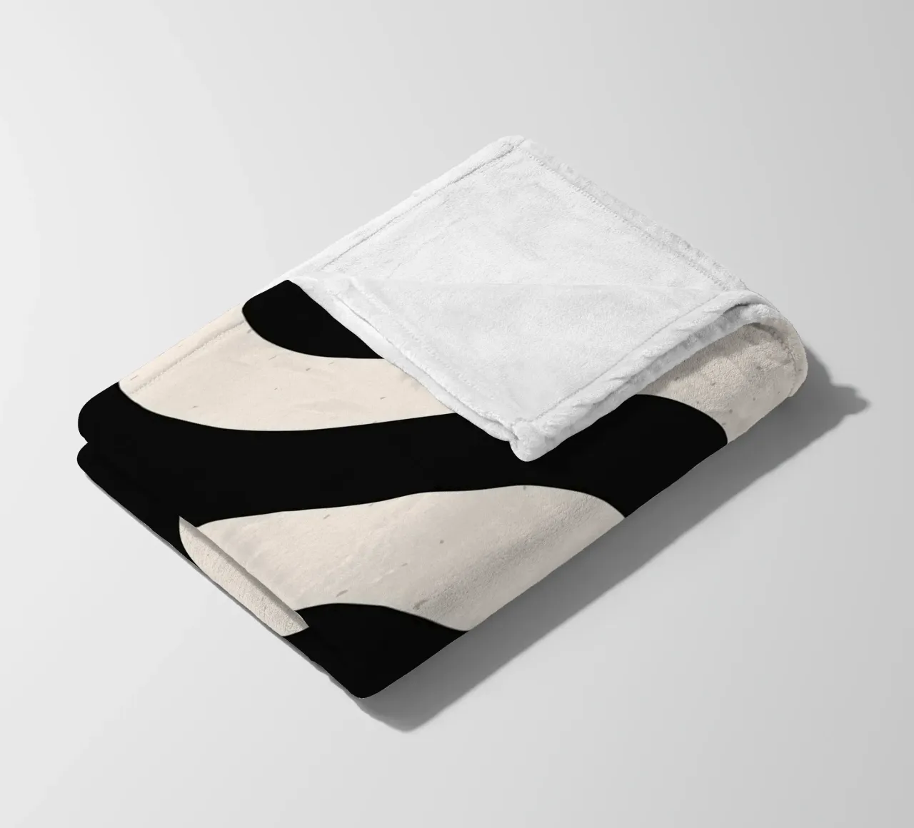 Boho Wave Kunstontwerp - Abstract & Tijdloos fleecedeken van Whole©