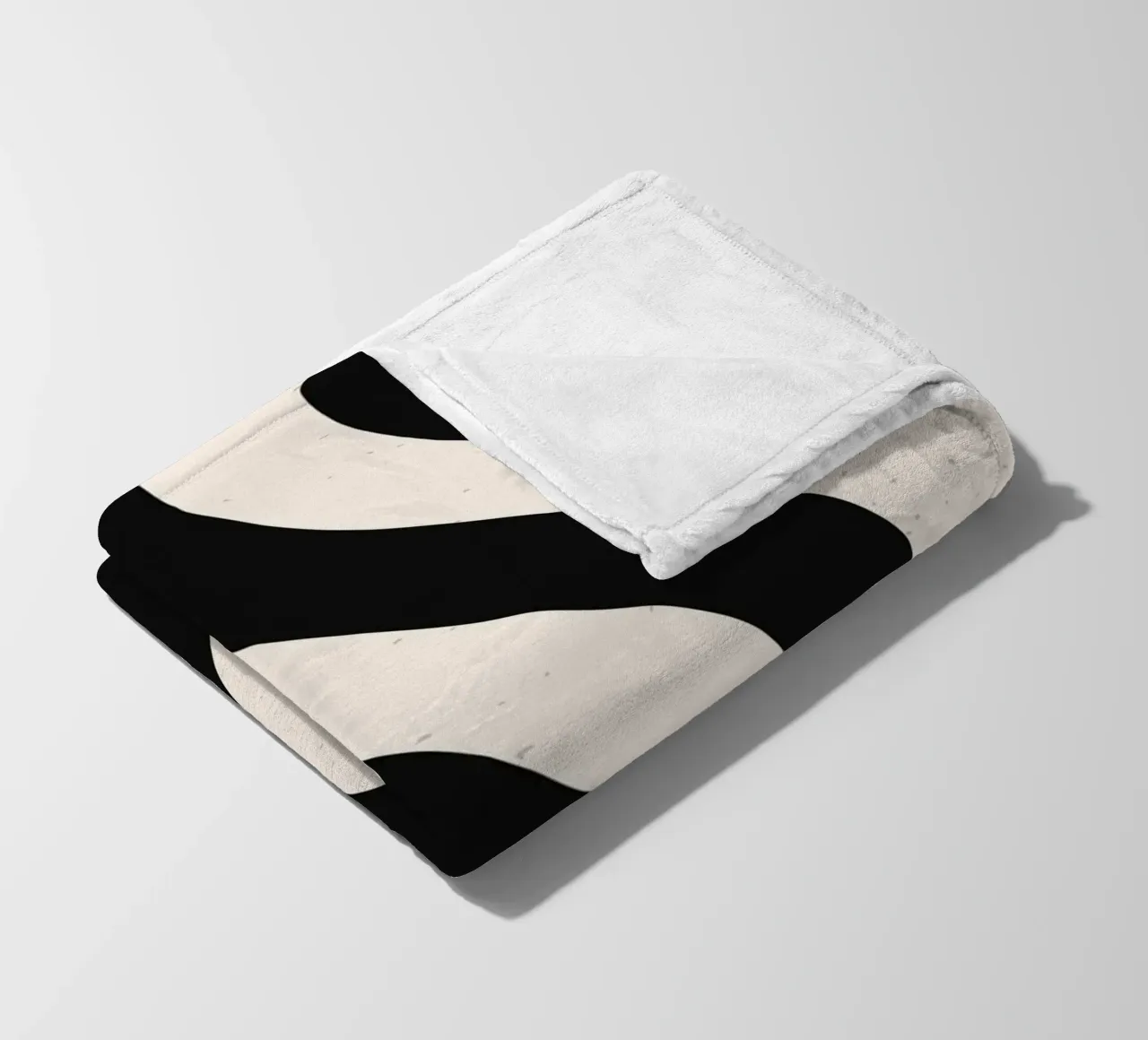 Boho Wave Kunstontwerp - Abstract & Tijdloos fleecedeken van Whole©