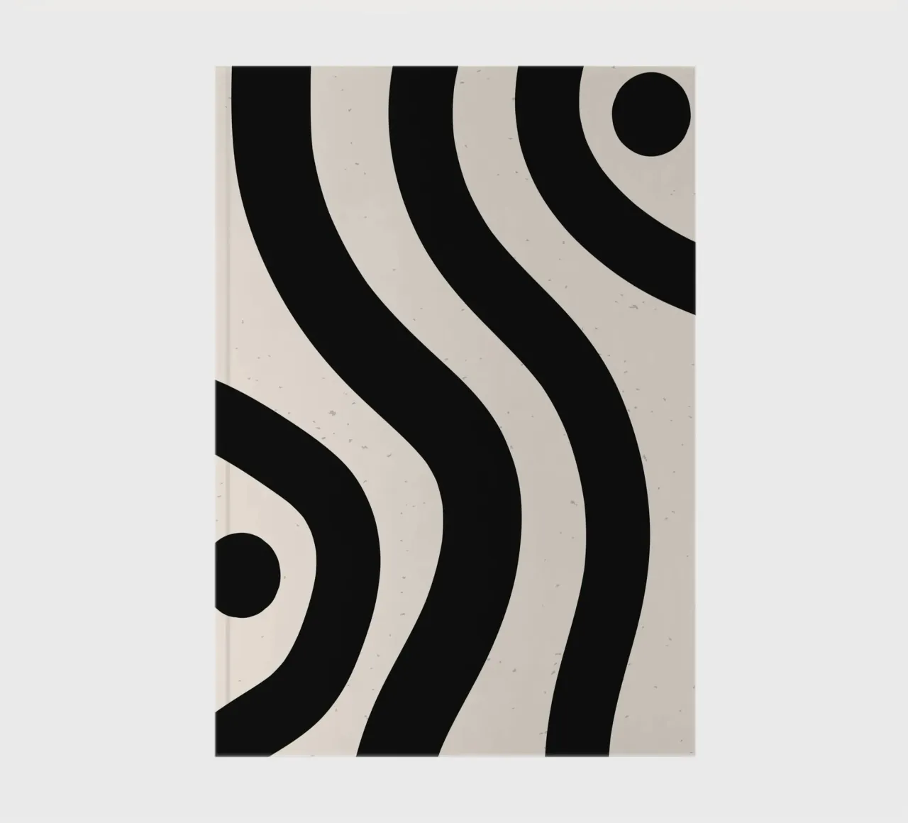 Boho Wave Art Design - Abstract & Timeless notebook by Whole©