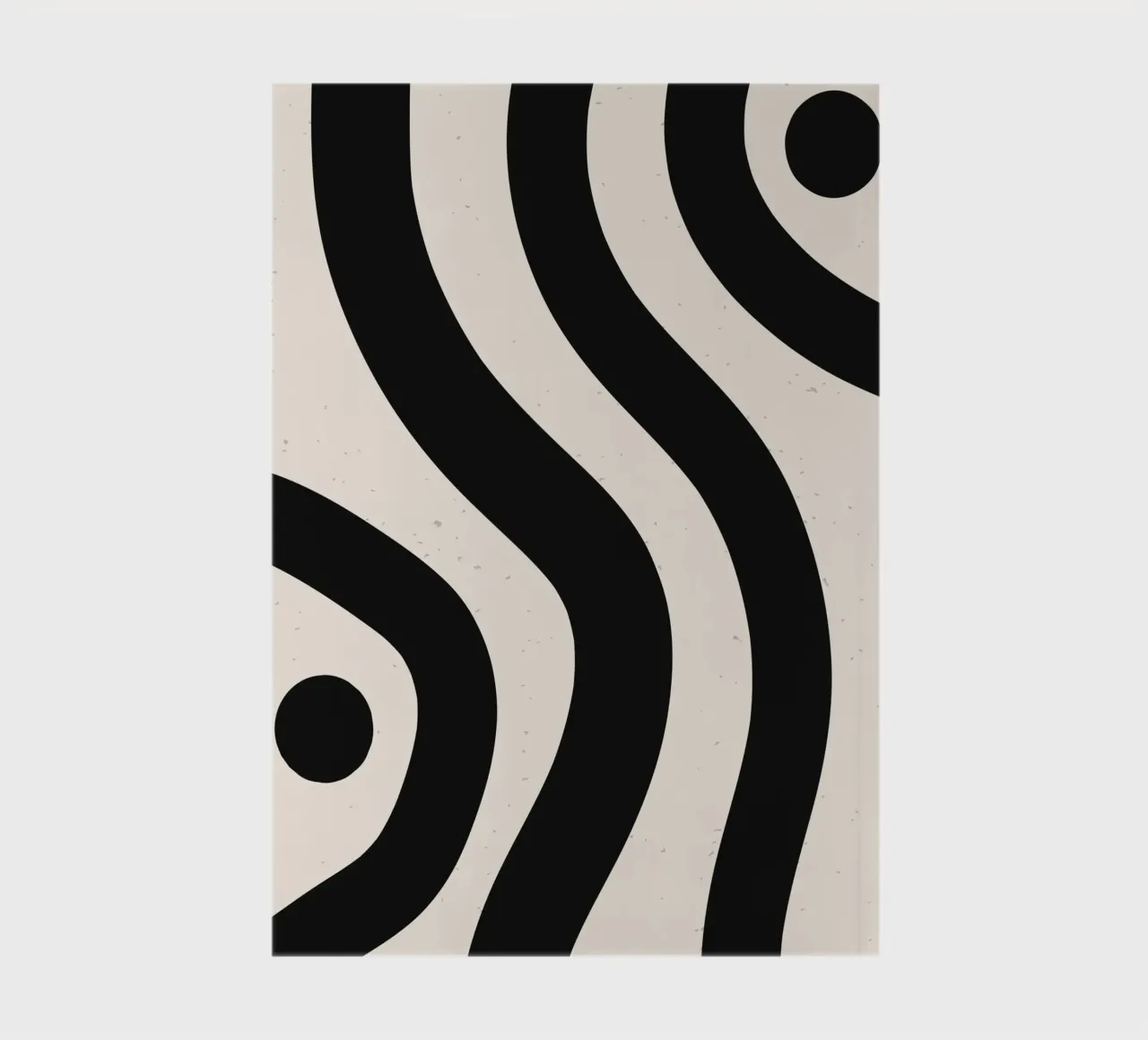 Boho Wave Art Design - Abstract & Timeless notebook by Whole©