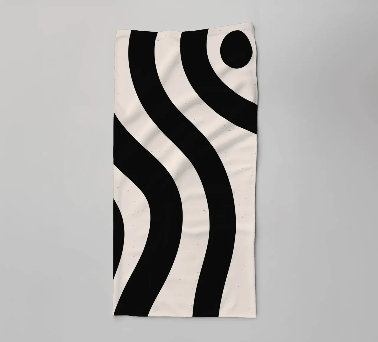 Boho Wave Kunstontwerp - Abstract & Tijdloos badhanddoek van Whole©