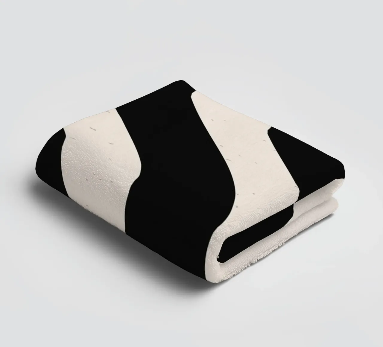 Boho Wave Kunstontwerp - Abstract & Tijdloos badhanddoek van Whole©