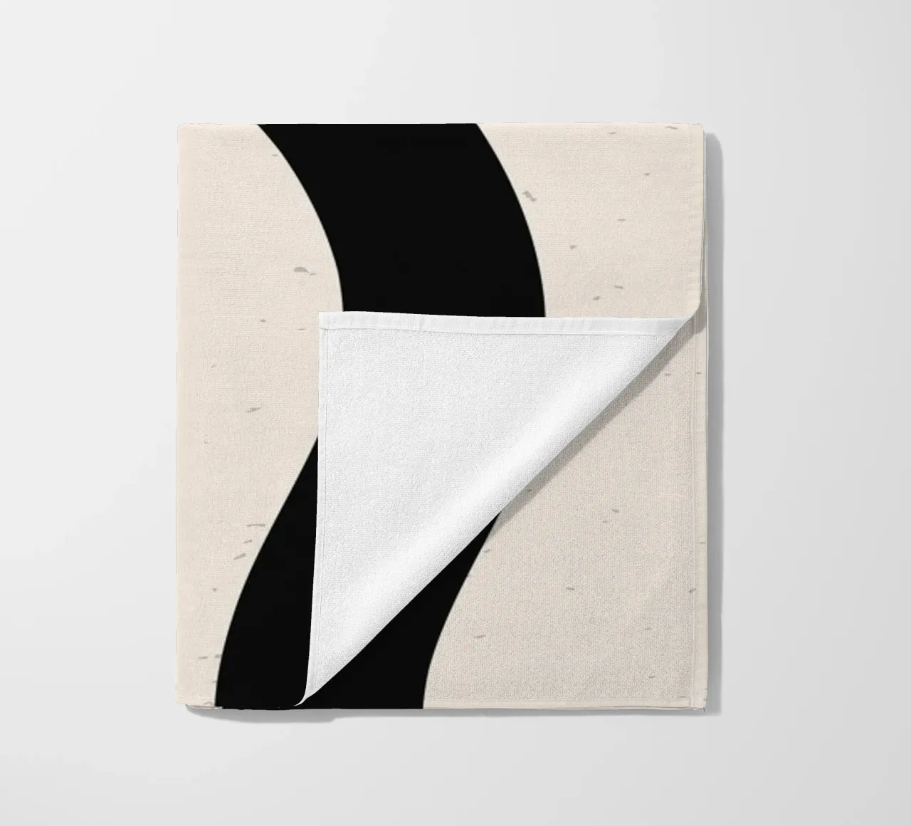 Boho Wave Kunstontwerp - Abstract & Tijdloos strandhanddoek van Whole©