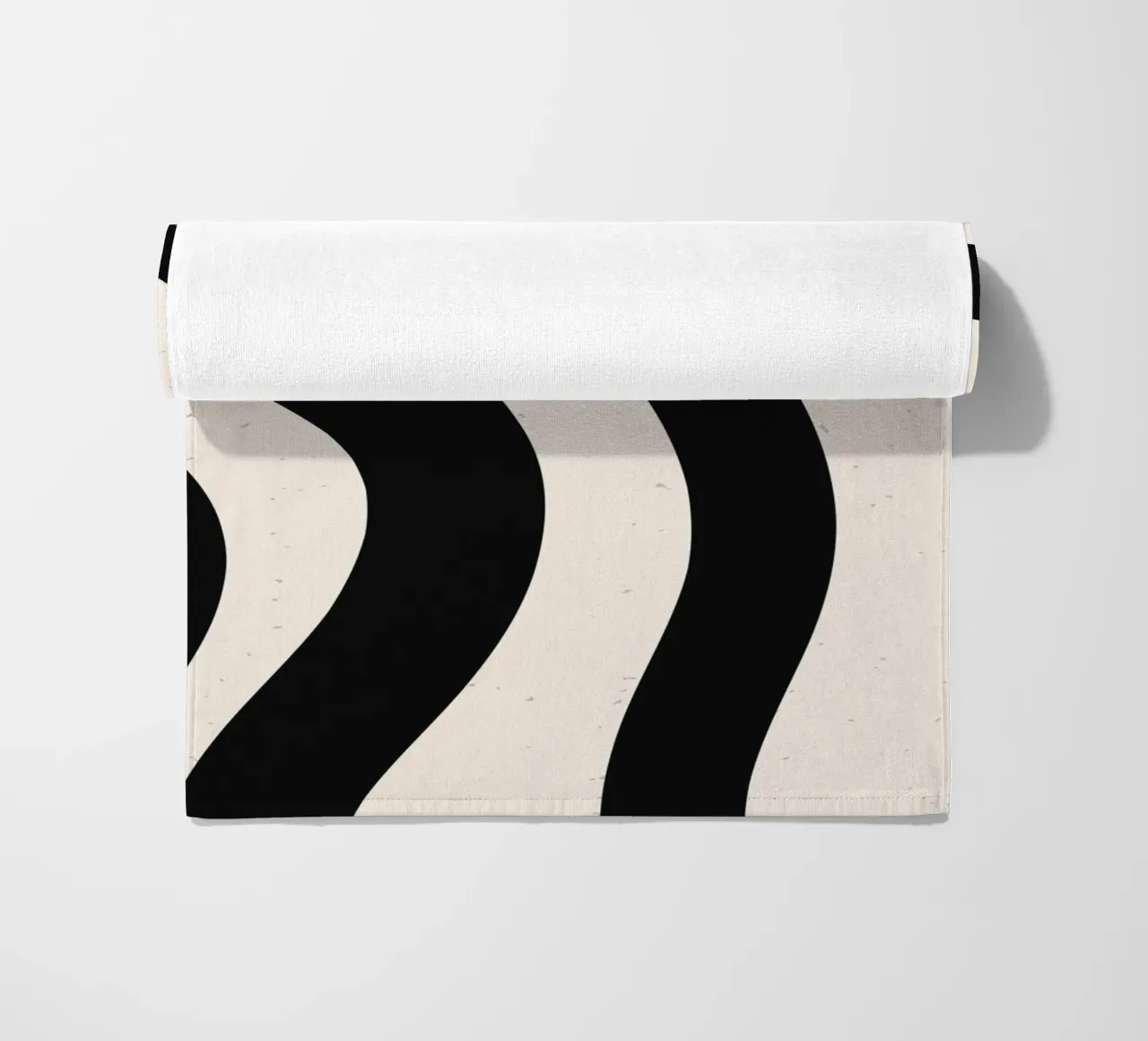 Boho Wave Kunstontwerp - Abstract & Tijdloos strandhanddoek van Whole©