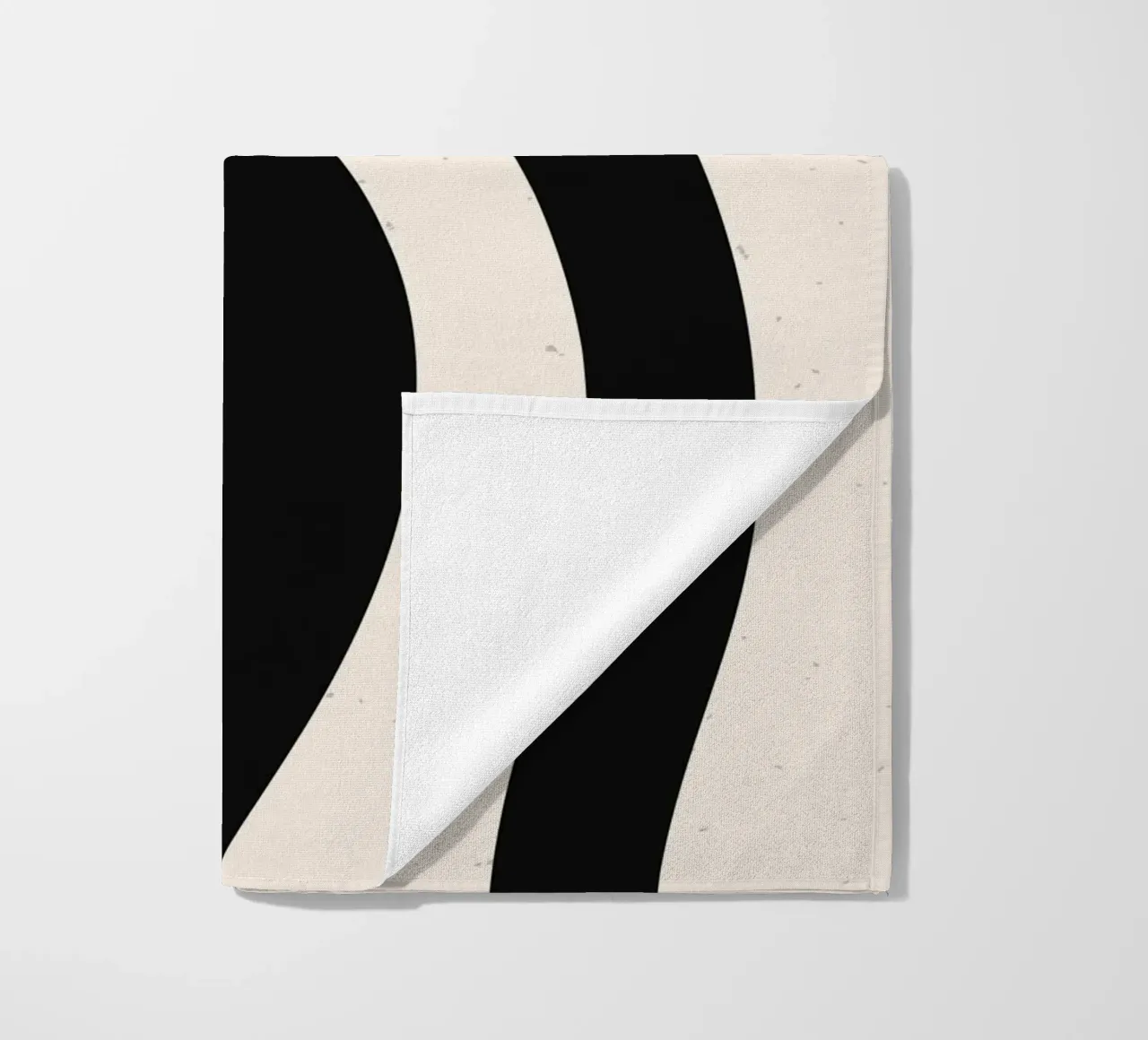 Boho Wave Kunstontwerp - Abstract & Tijdloos strandhanddoek van Whole©