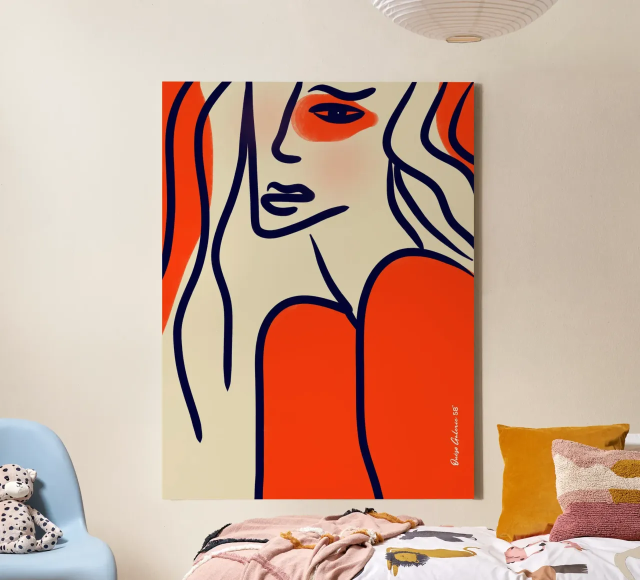 Living Abstraction canvas by Mike Leymi