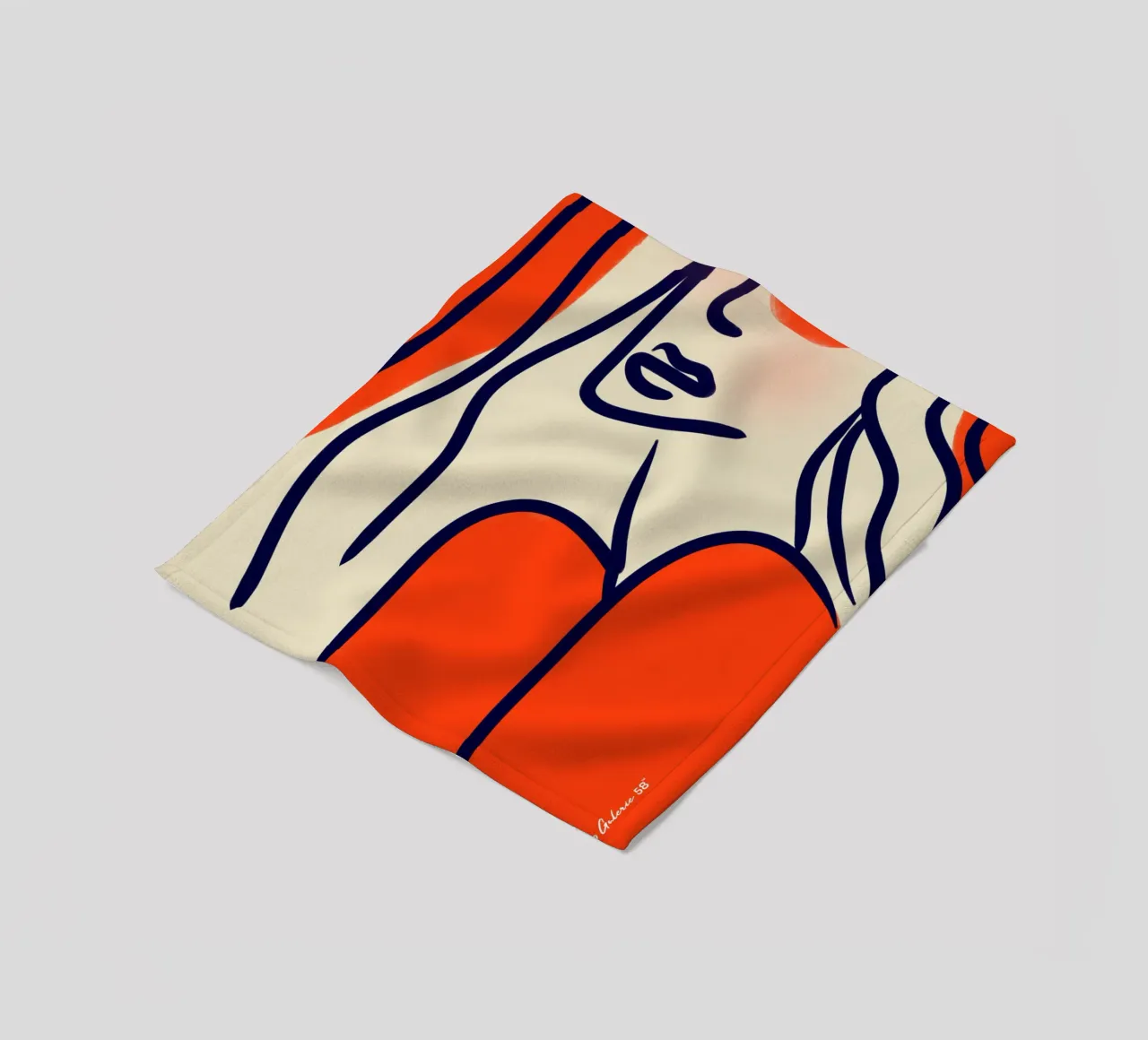 Living Abstraction coperta in pile da Mike Leymi