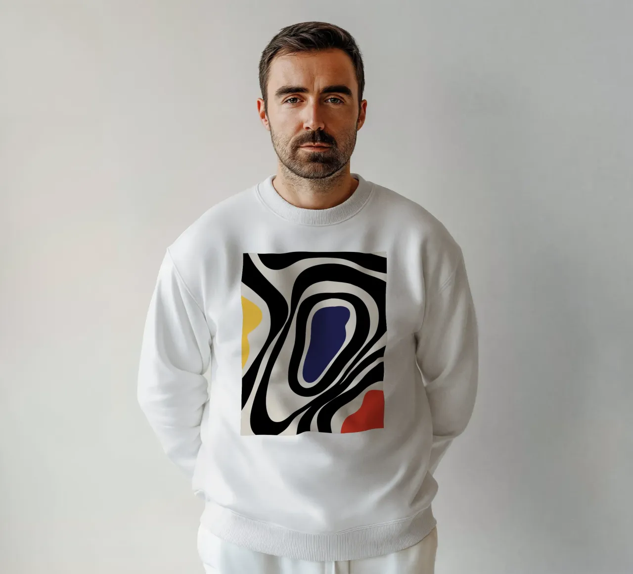 Astratto boho colorato - moderno e dinamico felpa da Whole©