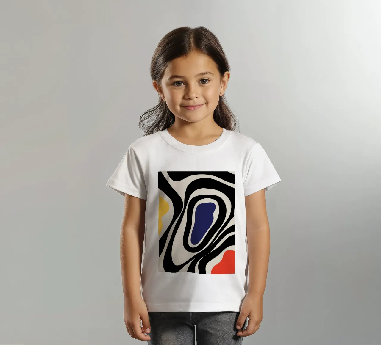 Colourful boho abstract - modern & dynamic kids t-shirt by Whole©
