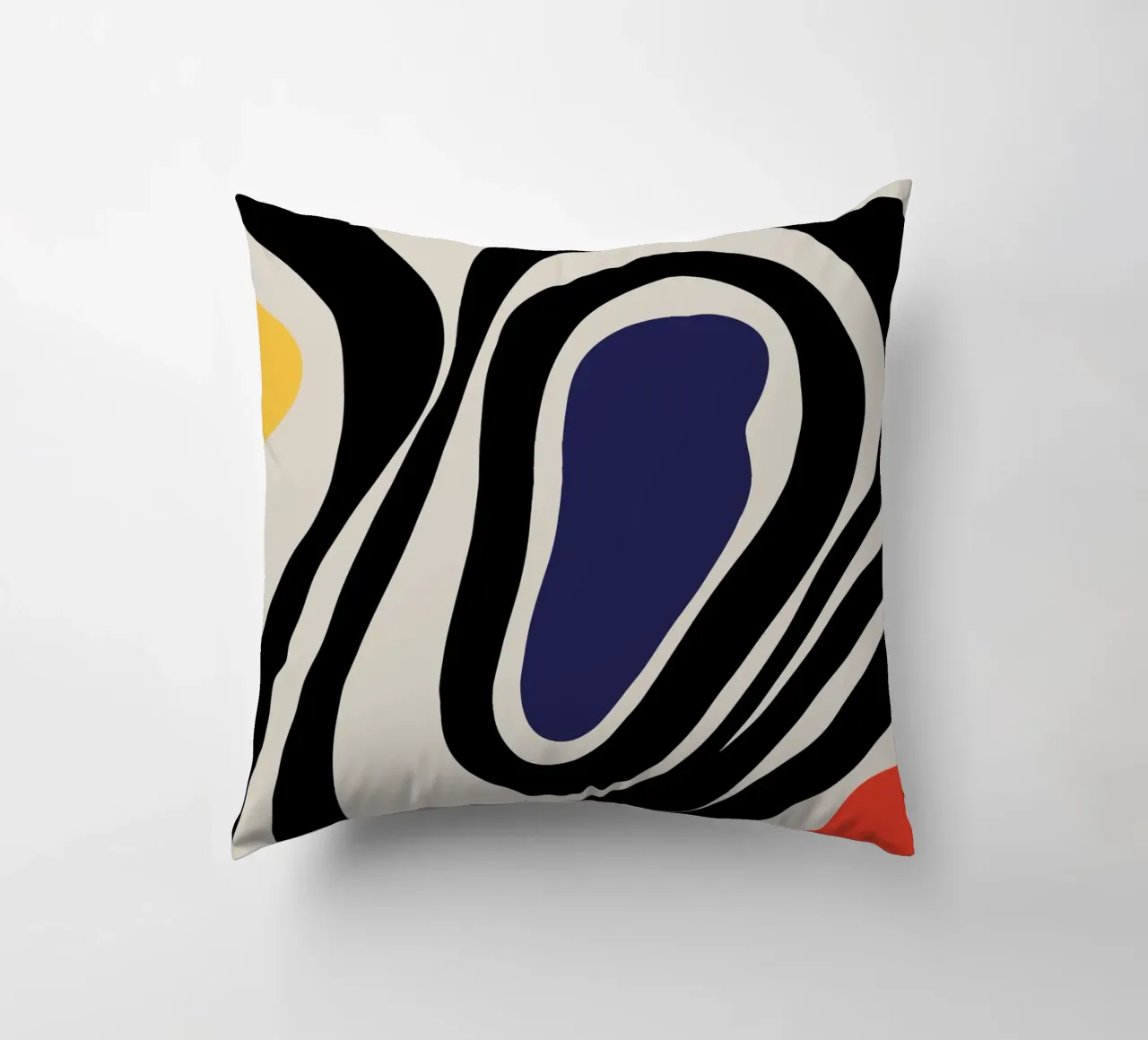 Astratto boho colorato - moderno e dinamico cuscino da Whole©