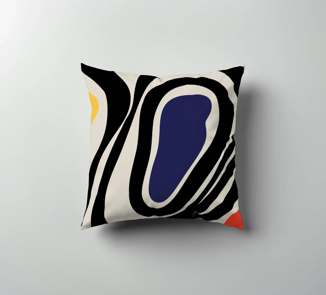 Astratto boho colorato - moderno e dinamico cuscino da Whole©