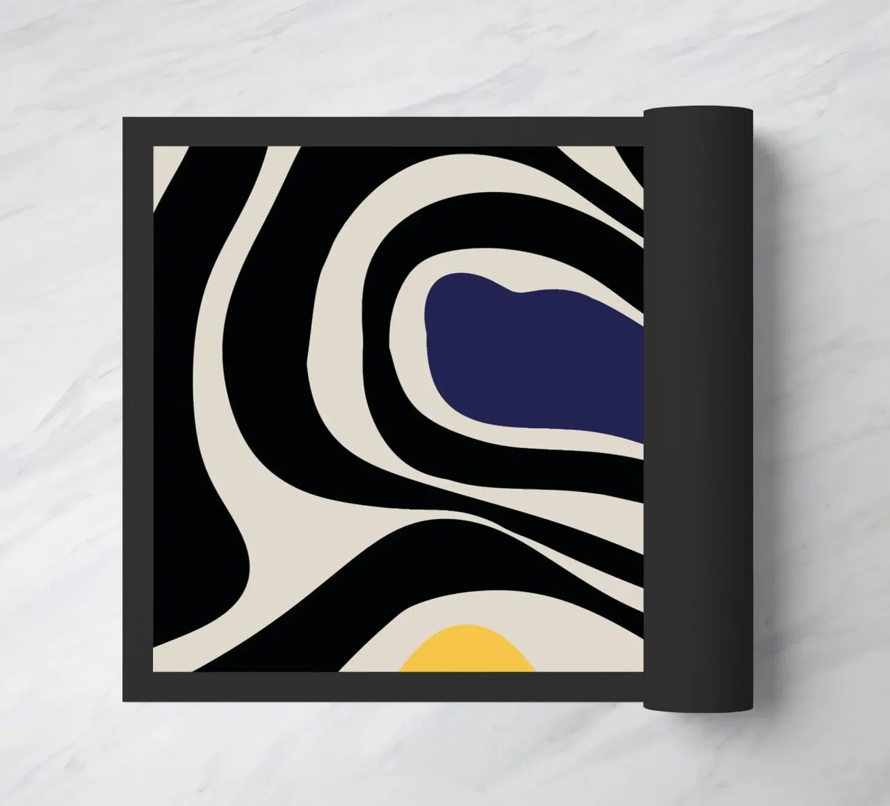 Kleurrijk boho abstract - modern & dynamisch deurmat van Whole©