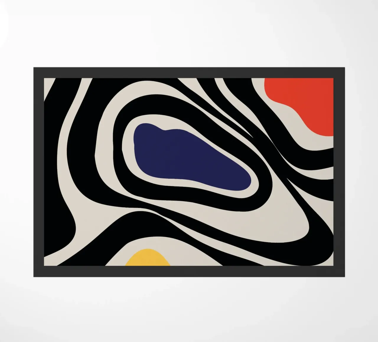 Kleurrijk boho abstract - modern & dynamisch deurmat van Whole©
