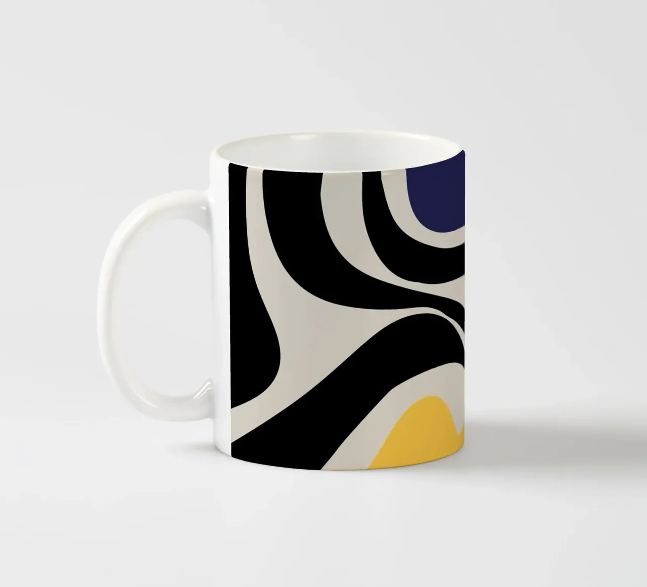 Kleurrijk boho abstract - modern & dynamisch keramische mok van Whole©