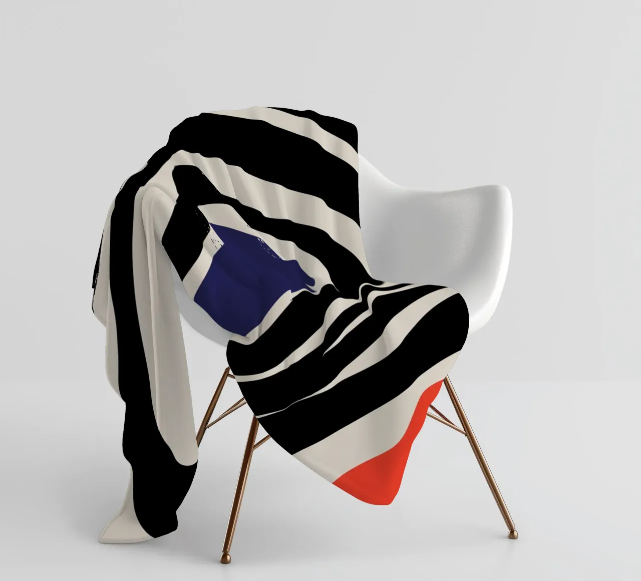 Kleurrijk boho abstract - modern & dynamisch fleecedeken van Whole©