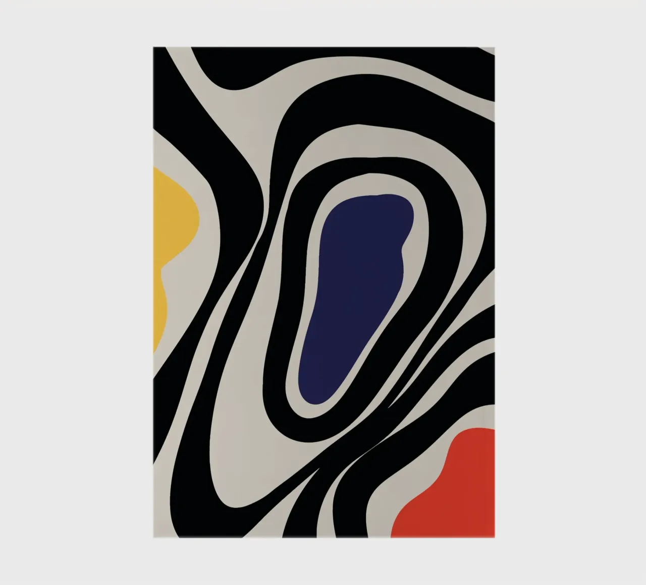 Colourful boho abstract - modern & dynamic notebook by Whole©