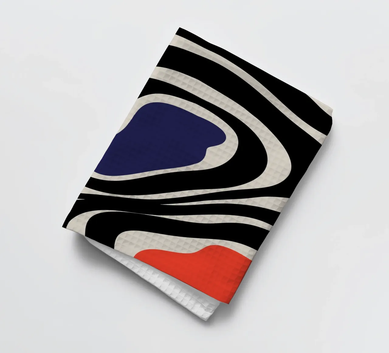 Abstrait boho coloré - Moderne & Dynamique torchon de Whole©