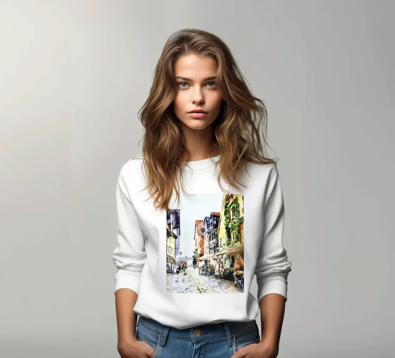 Meersburg am Bodensee, Motiv 3 Sweatshirt von ZAMART