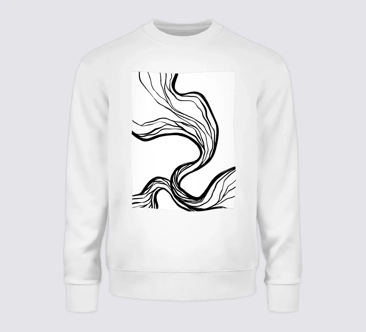 Line art design organico - minimale e moderno felpa da Whole©