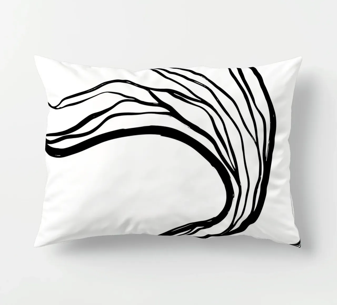 Line art design organico - minimale e moderno cuscino da Whole©