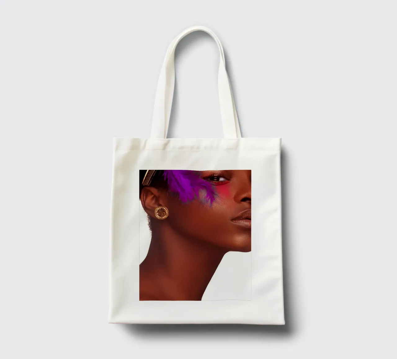 Afro Timeless Journey borsa in juta da Mathudace Créas