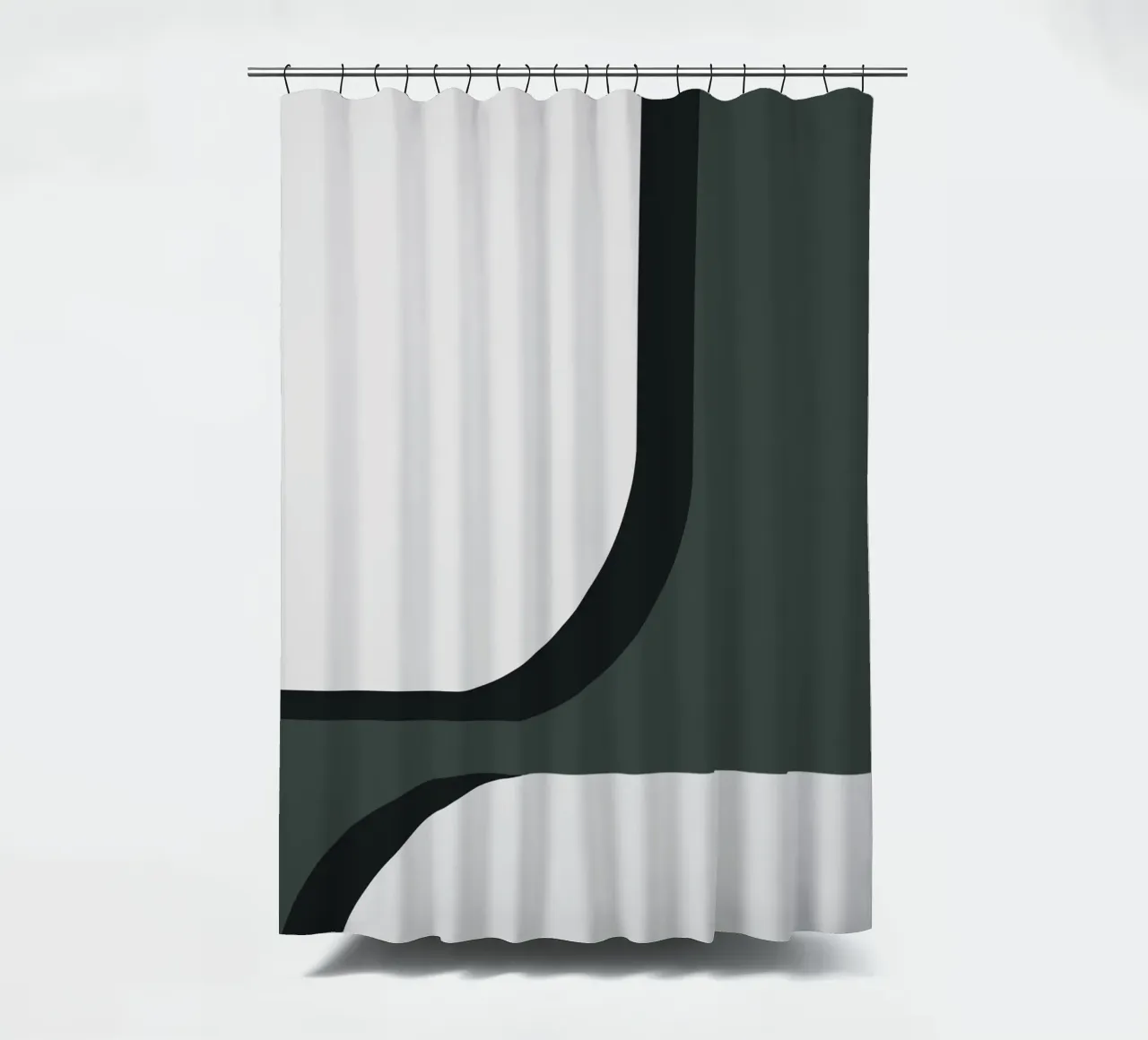 Design geometrico e minimale - moderno e senza tempo tenda da doccia da Whole©