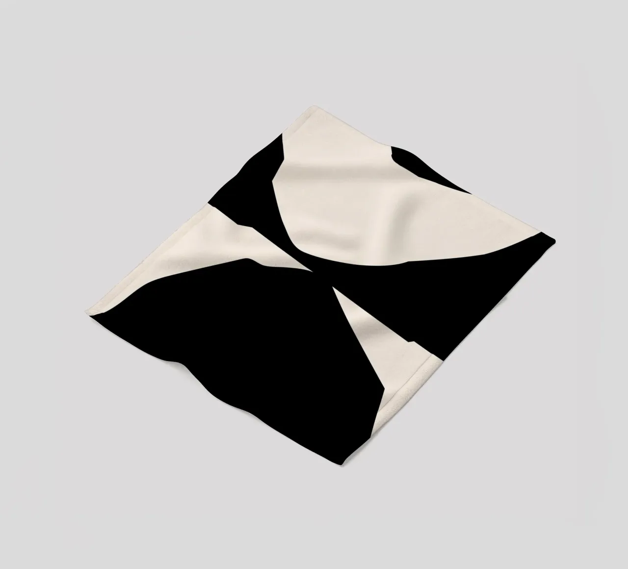 Abstract contrast art - modern & expressive fleece blanket by Whole©