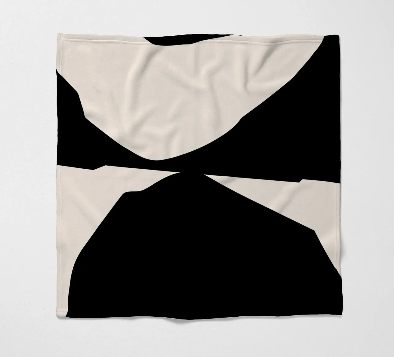 Abstract contrast art - modern & expressive fleece blanket by Whole©