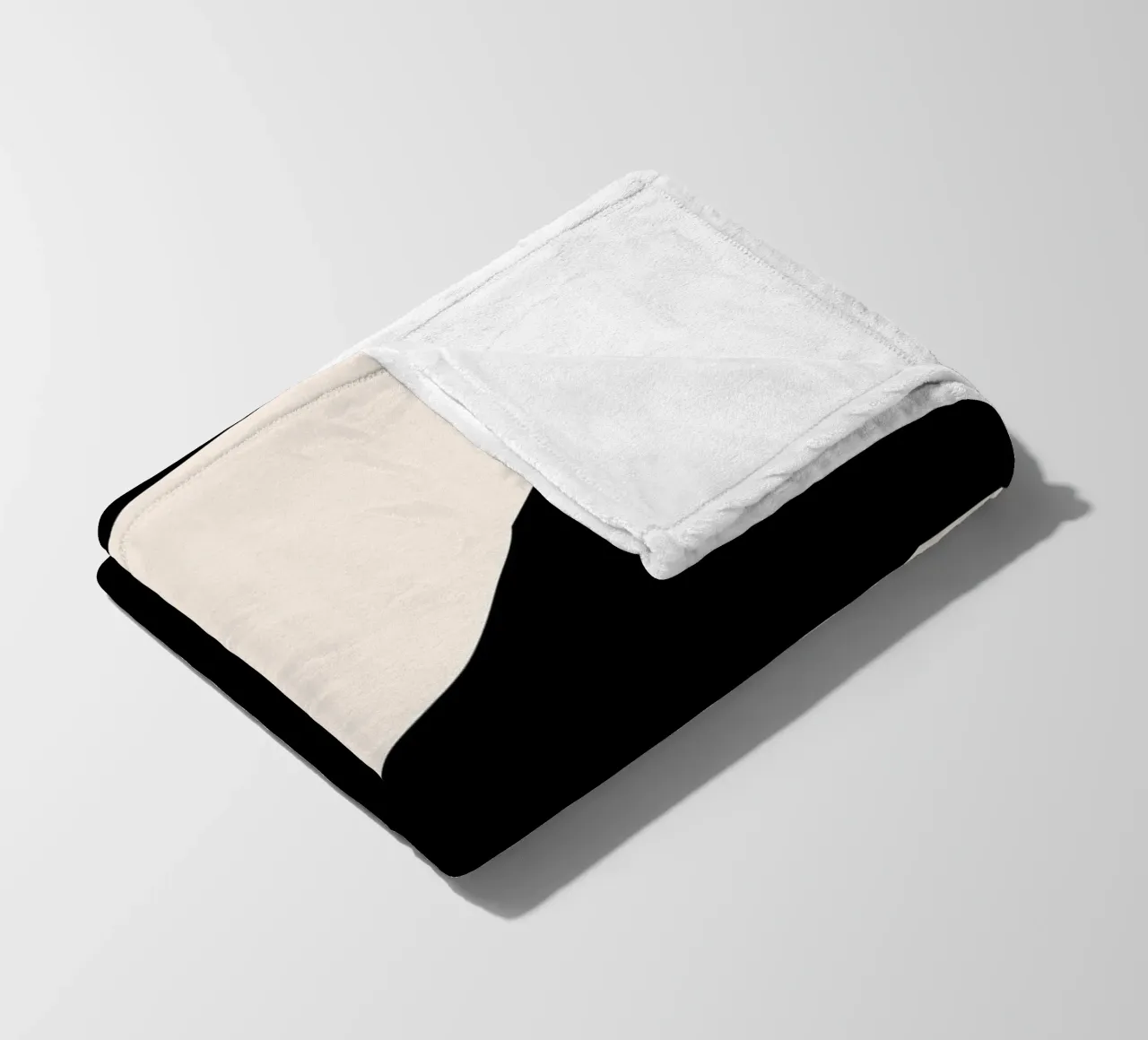 Abstract contrast art - modern & expressive fleece blanket by Whole©