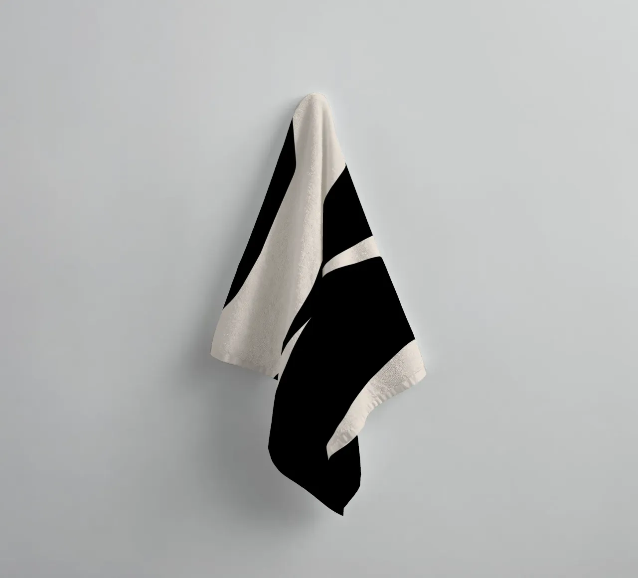 Abstract contrast art - modern & expressive towel by Whole©