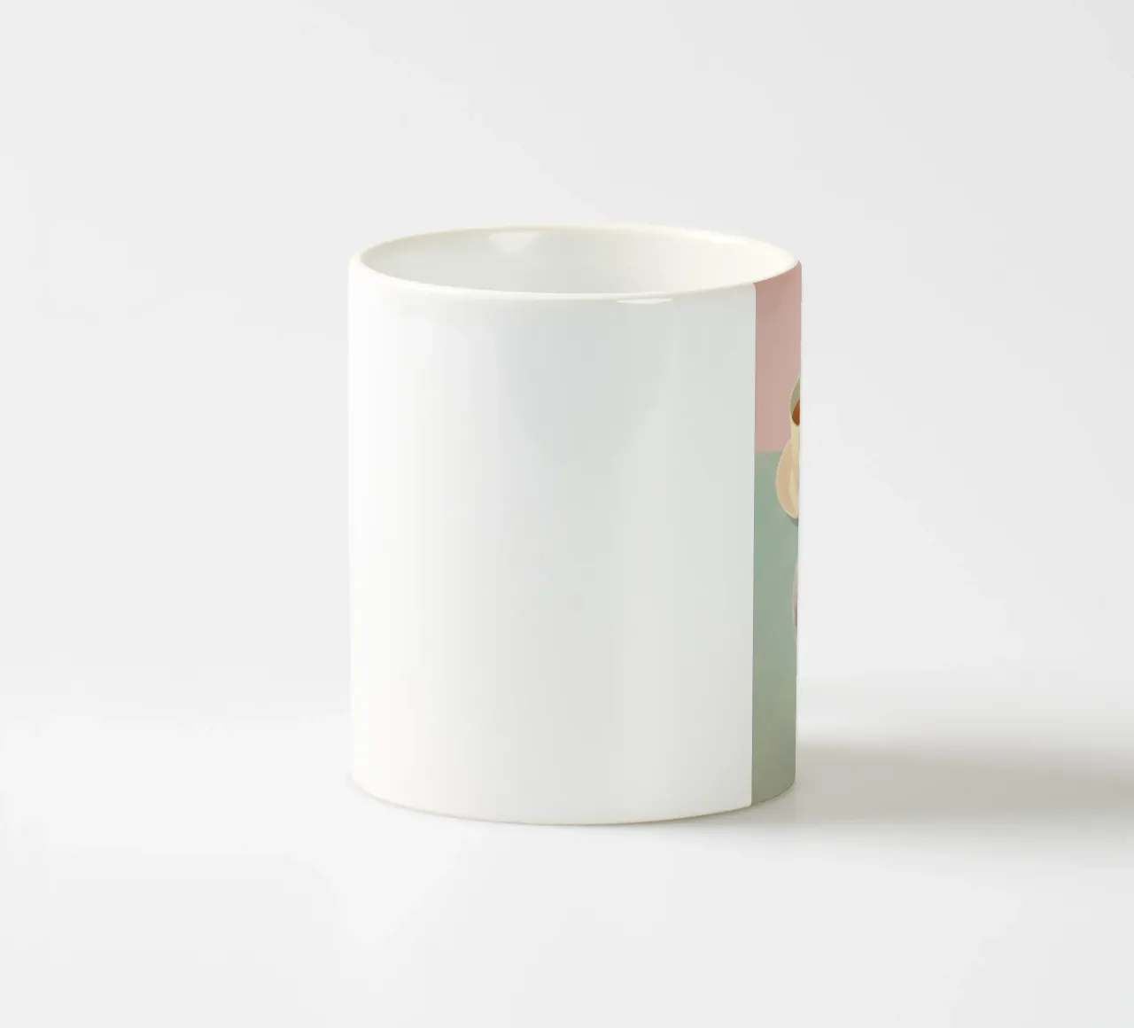 Tempo di torte in pastello tazza in ceramica da Carinaprint