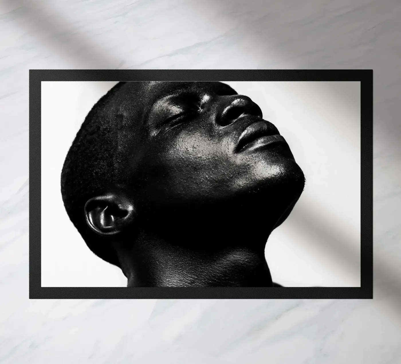 Afro Nebula deurmat van Mathudace Créas