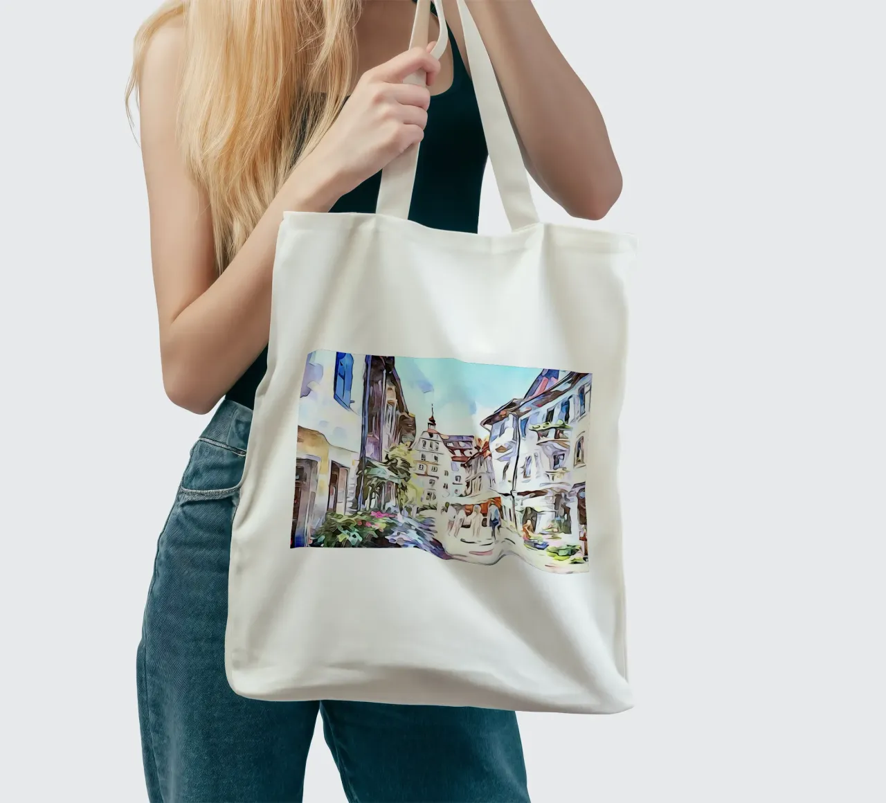 Stein am Rhein, Lake Constance, motif 1 tote bag by ZAMART