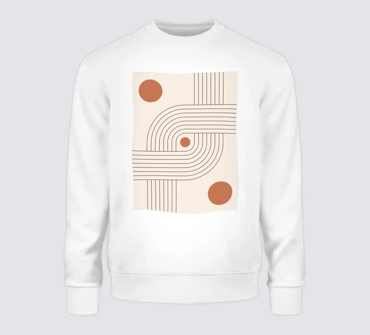 Art linéaire rétro - Boho & Minimaliste sweat de Whole©