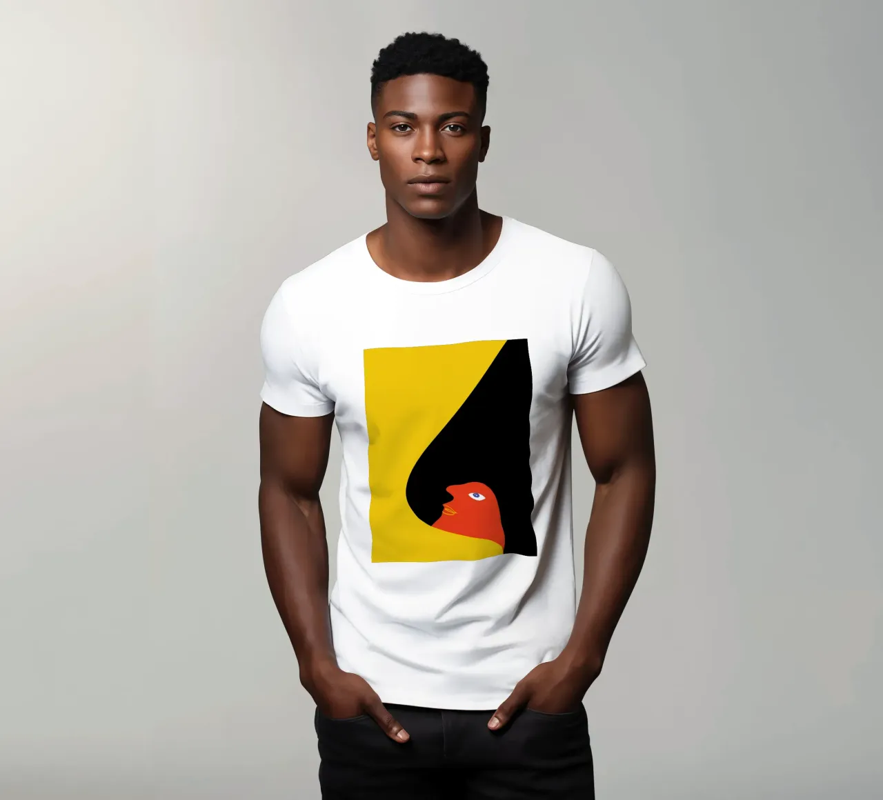 Colourful Abstract Bird - Modern & Dynamic t-shirt by Whole©