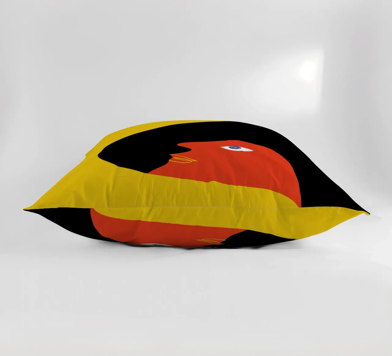 Colourful Abstract Bird - Modern & Dynamic decorative cushion by Whole©