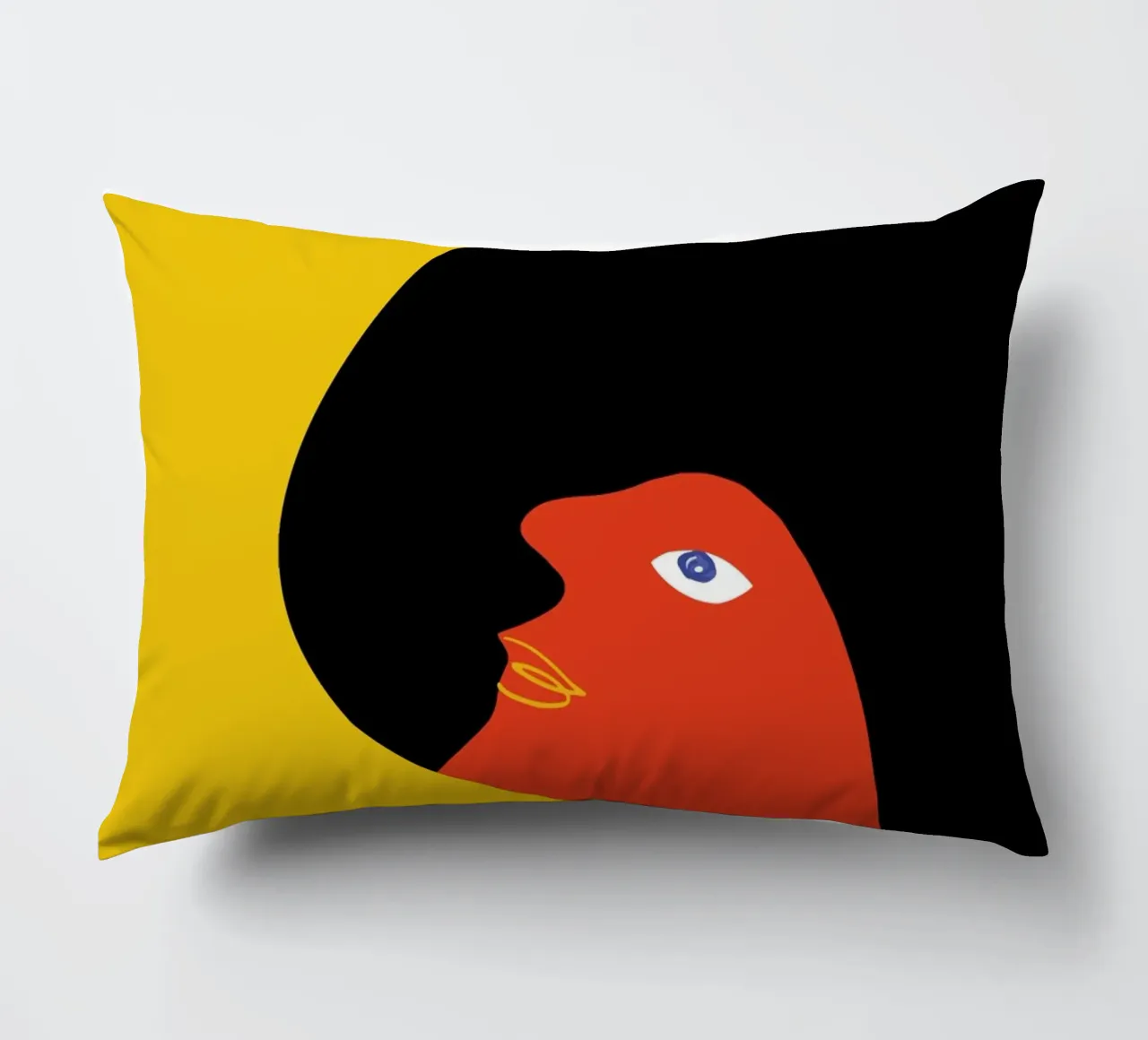 Colourful Abstract Bird - Modern & Dynamic decorative cushion by Whole©