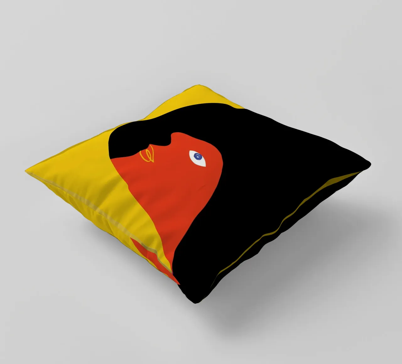 Colourful Abstract Bird - Modern & Dynamic decorative cushion by Whole©