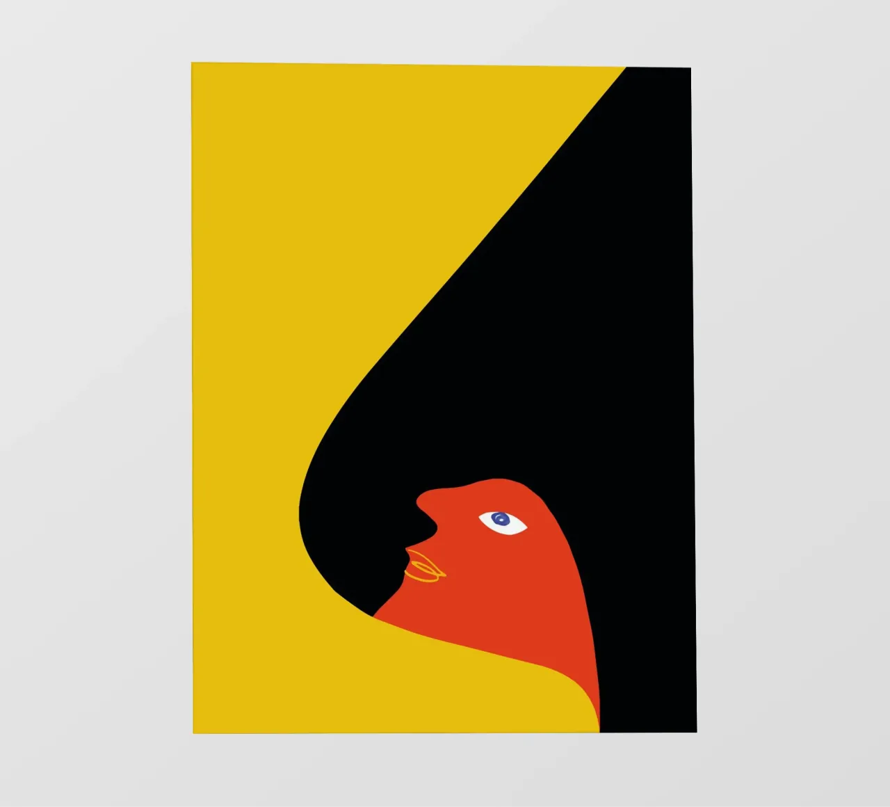 Colourful Abstract Bird - Modern & Dynamic backlit film by Whole©