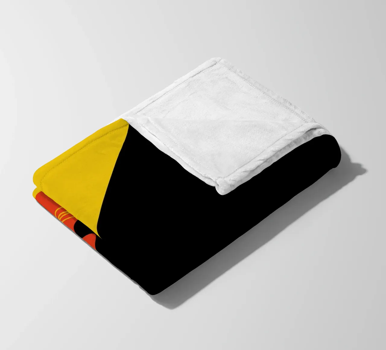 Colourful Abstract Bird - Modern & Dynamic fleece blanket by Whole©