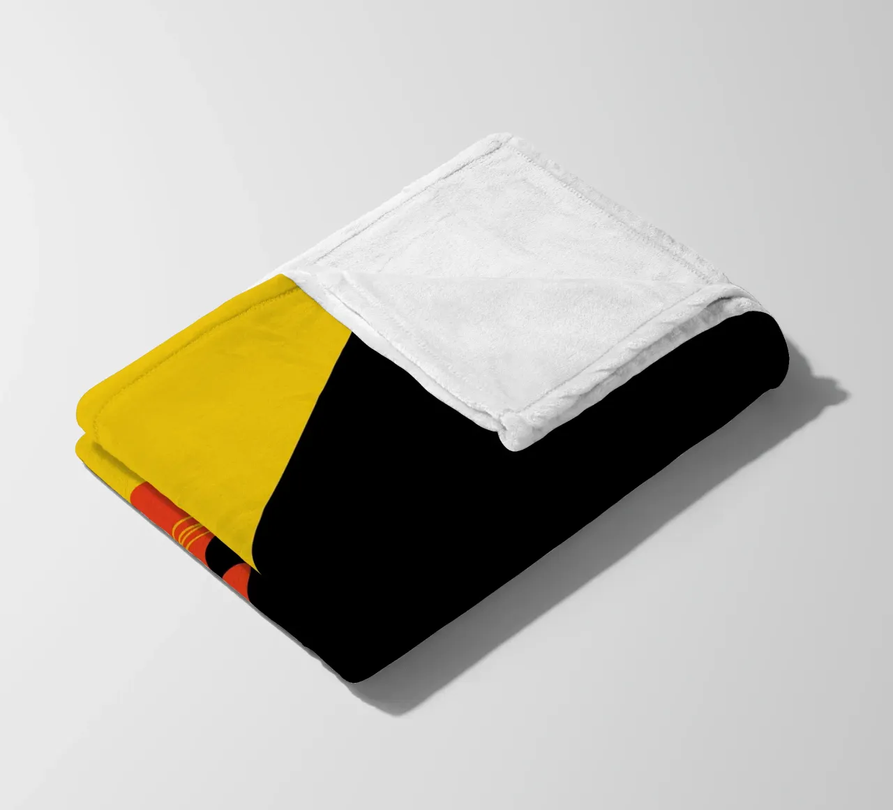 Colourful Abstract Bird - Modern & Dynamic fleece blanket by Whole©