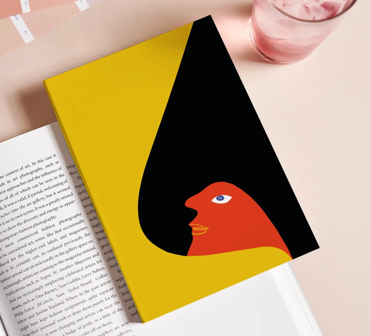 Colourful Abstract Bird - Modern & Dynamic notebook by Whole©