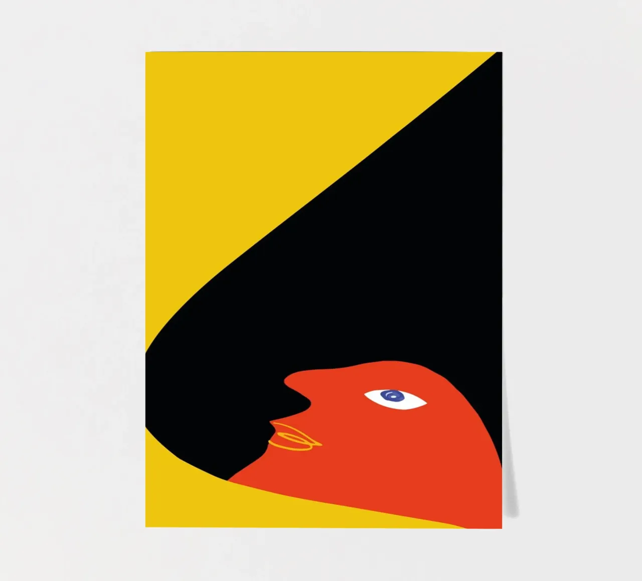 Colourful Abstract Bird - Modern & Dynamic sticker sheet by Whole©