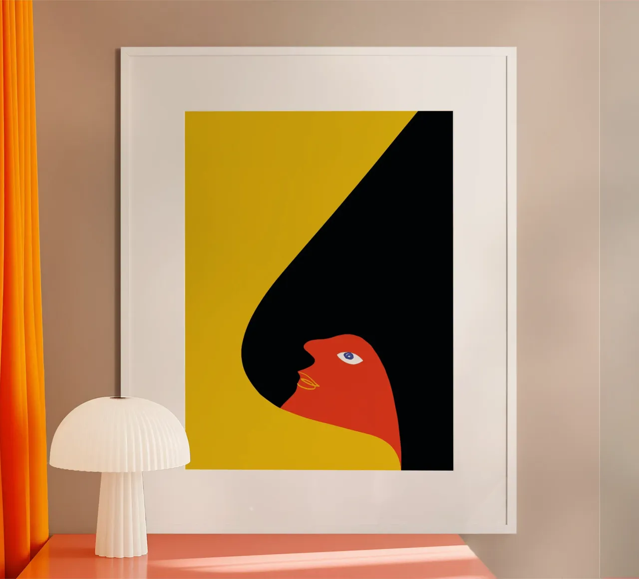 Uccello astratto colorato - Moderno e dinamico poster da Whole©